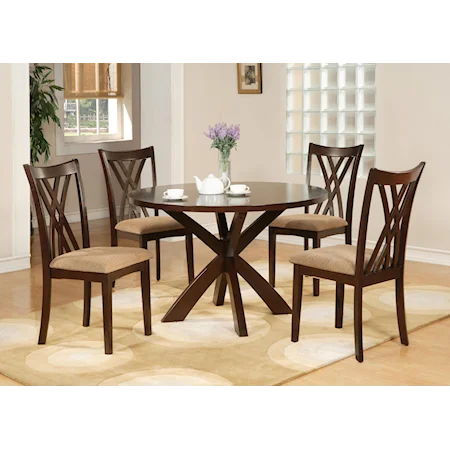 5-Piece "Espresso" Casual Dining Set